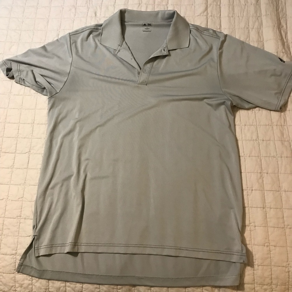 Gray Addidas Golf polo